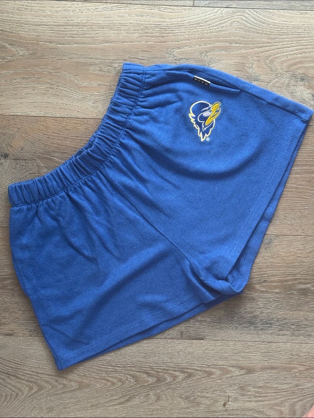 Hype & Vice University of Delaware High Waisted Blue Athletic Shorts 2” Inseam-S